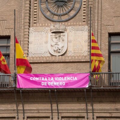 Luto en Zaragoza por el segundo asesinato machista del año en la ciudad.